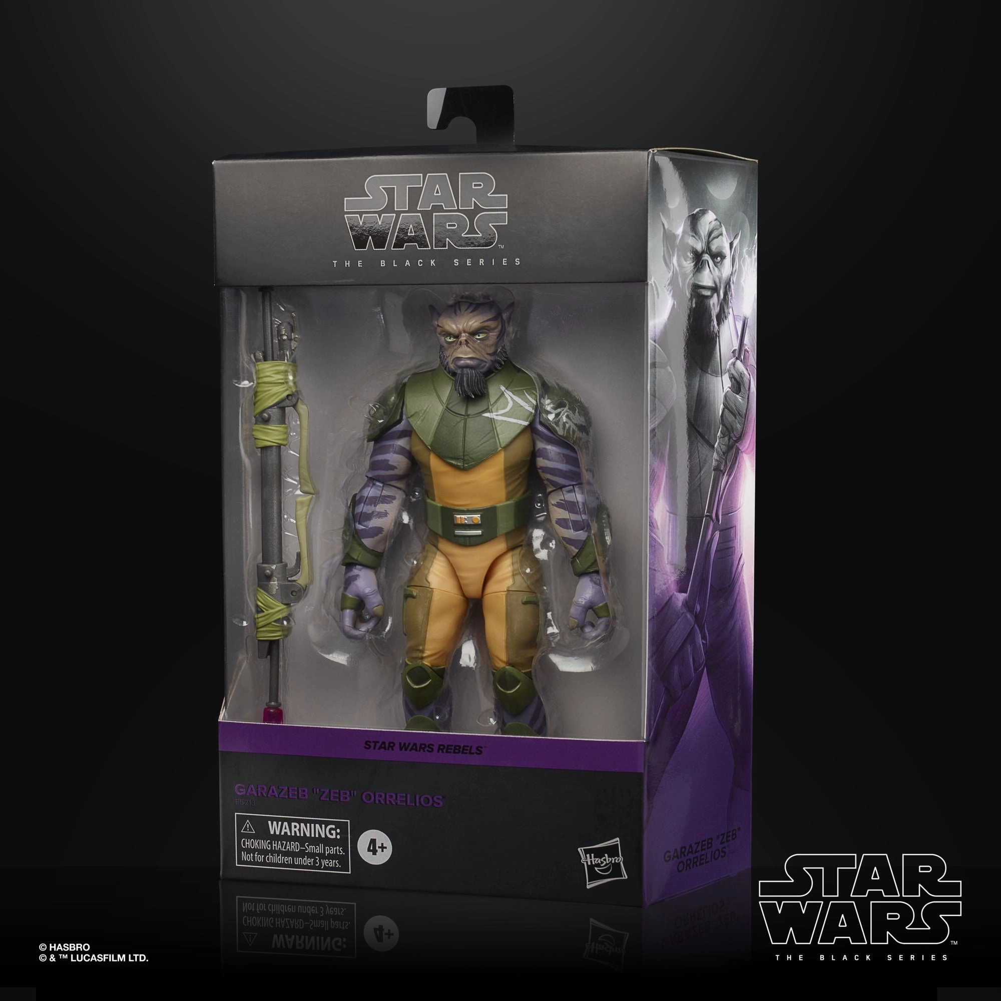 Anime Piece Star Wars The Black Series Deluxe Zeb Orrelios (Rebels) 6-Inch Action Figure
