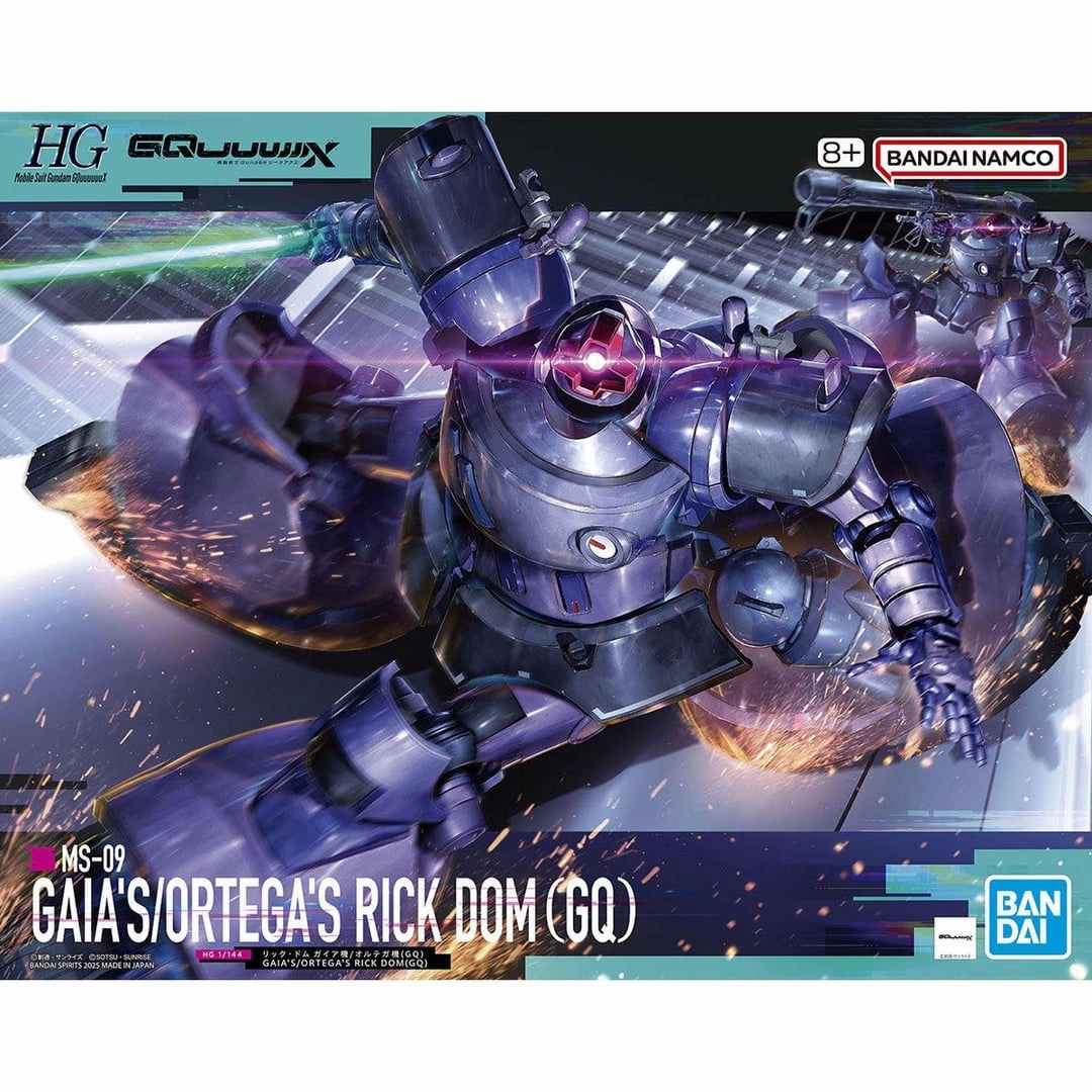 Bandai Hobby HG 1/144 "GQuuuuuuX" GAIA'S/ORTEGA??S RICK DOM Gothic style