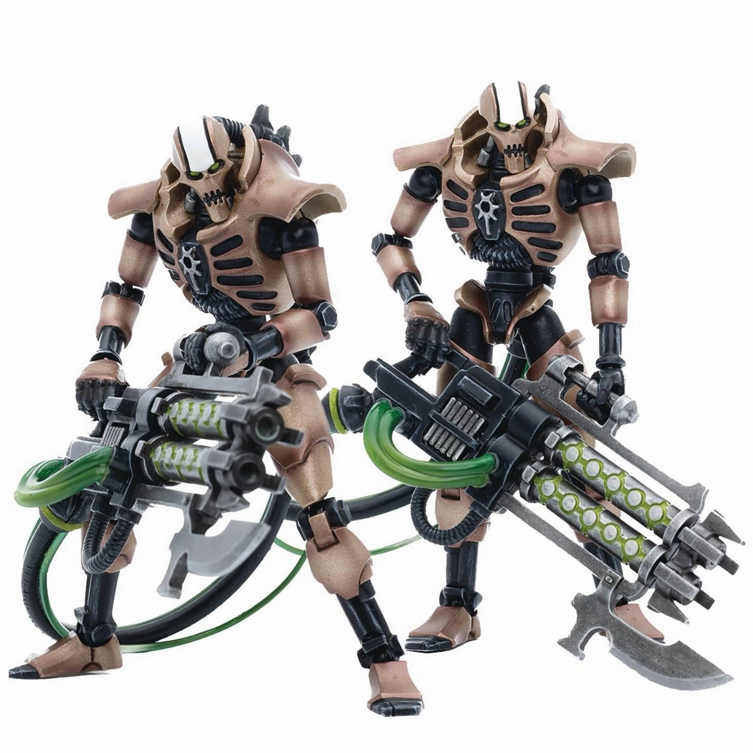 WARHAMMER 40K Necrons Szarekhan Dynasty lmmortal with Gauss Blaster (2 Figures Pack) Action Toy Fan Favorite