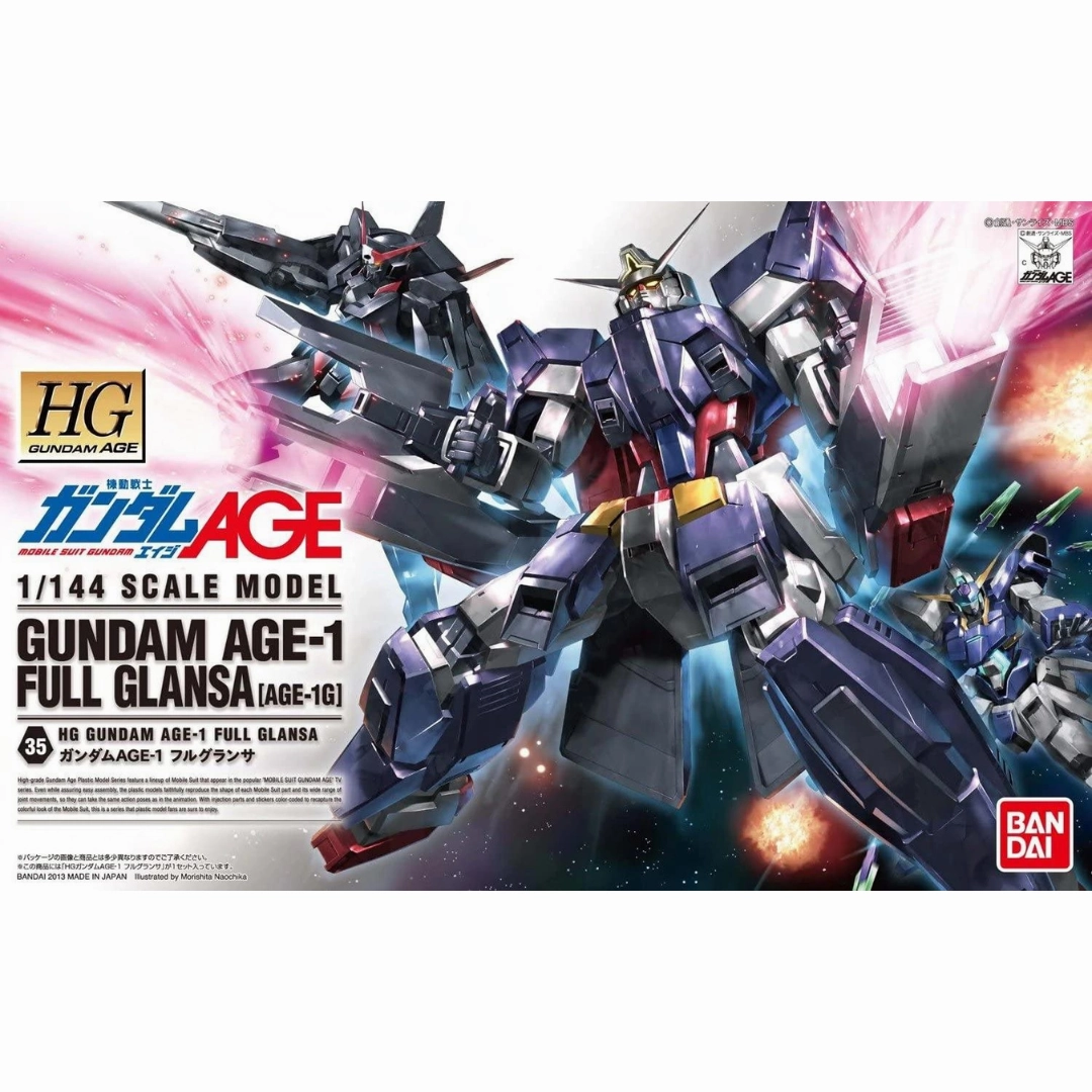 Desktop Decor Bandai Hobby HG AGE 1/144 Gundam Age 1 Full Glansa