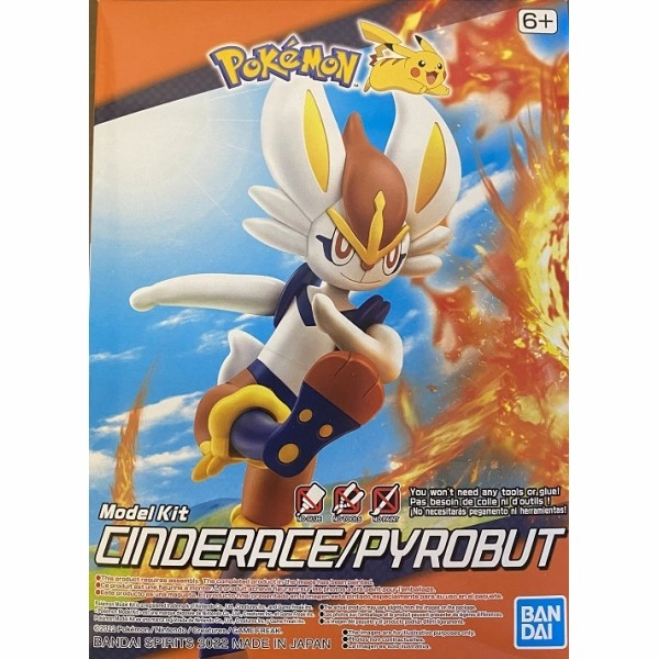 Bandai Hobby POKEMON MODEL KIT CINDERACE (5063381) Creative Display