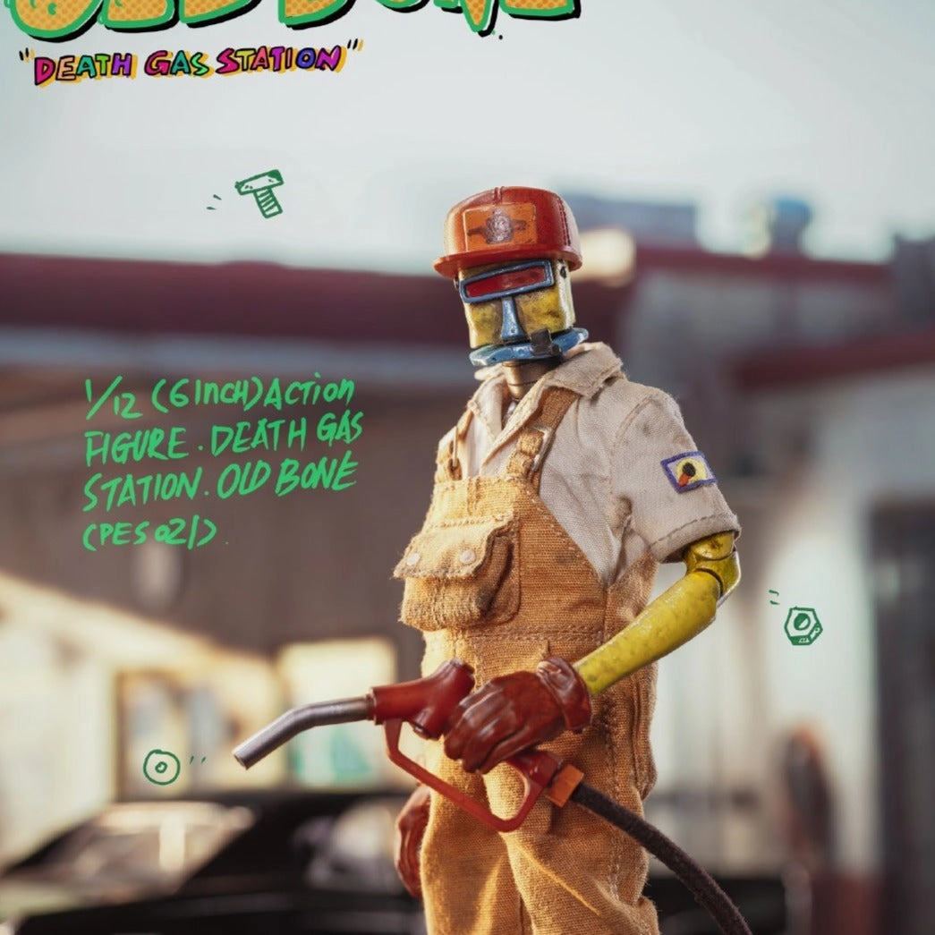 Super Deformed Rustic style DAM Toys Death Gas Station Series OLD BONE 1/12