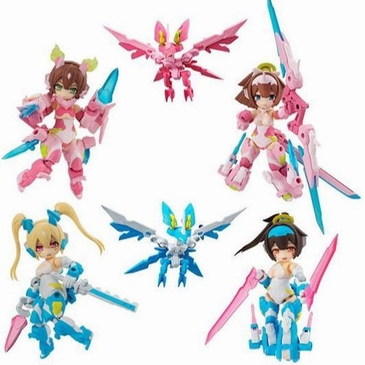 DESKTOP ARMY MEGAHOUSE MEGAMI DEVICE ASURA series Another color ver. (Set of 4 Characters) Gift Bundle