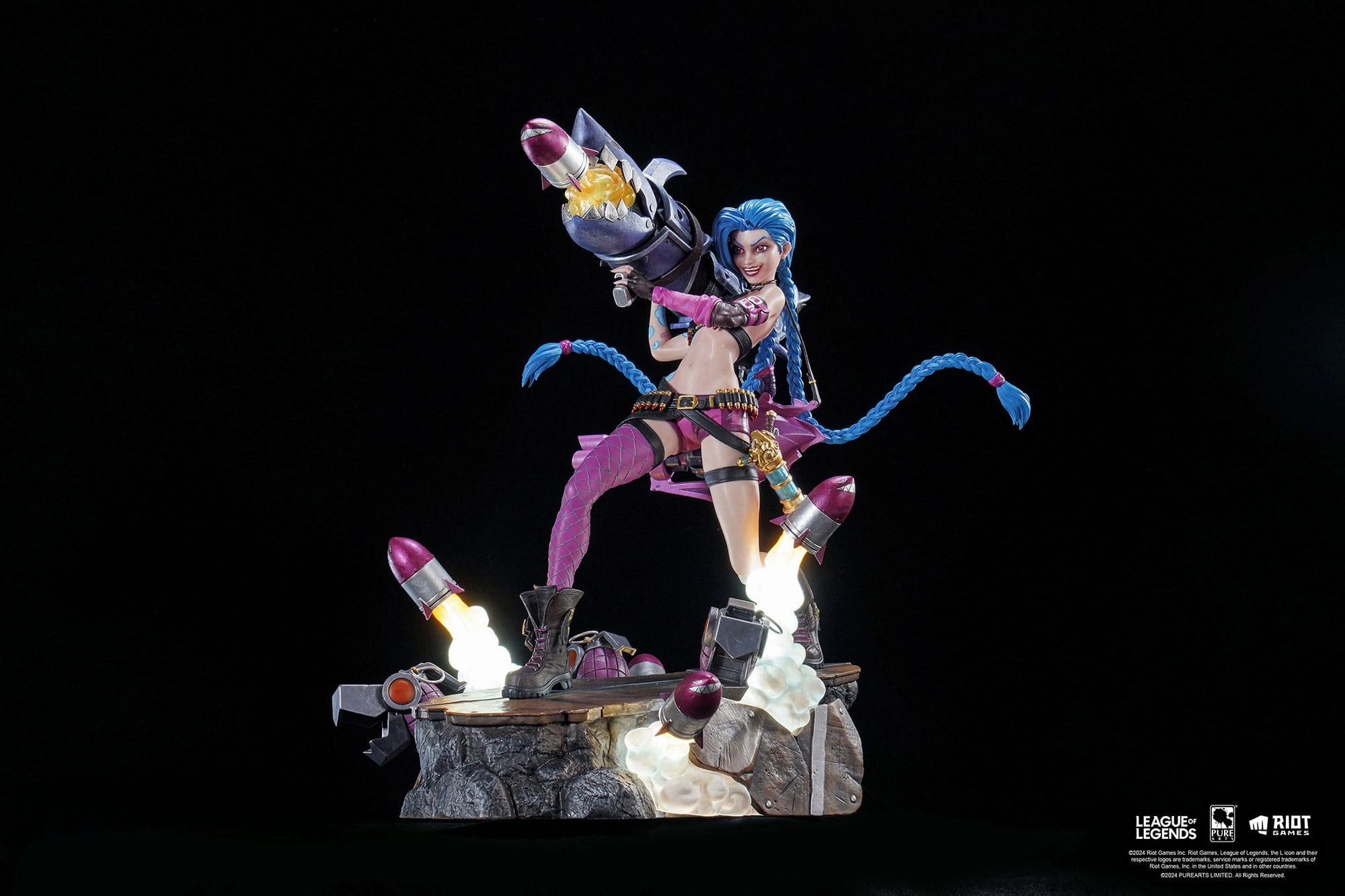 PUREARTS Jinx - League of Legends - 1/6 Scale Collectible Statue National Treasure Vinyl Product