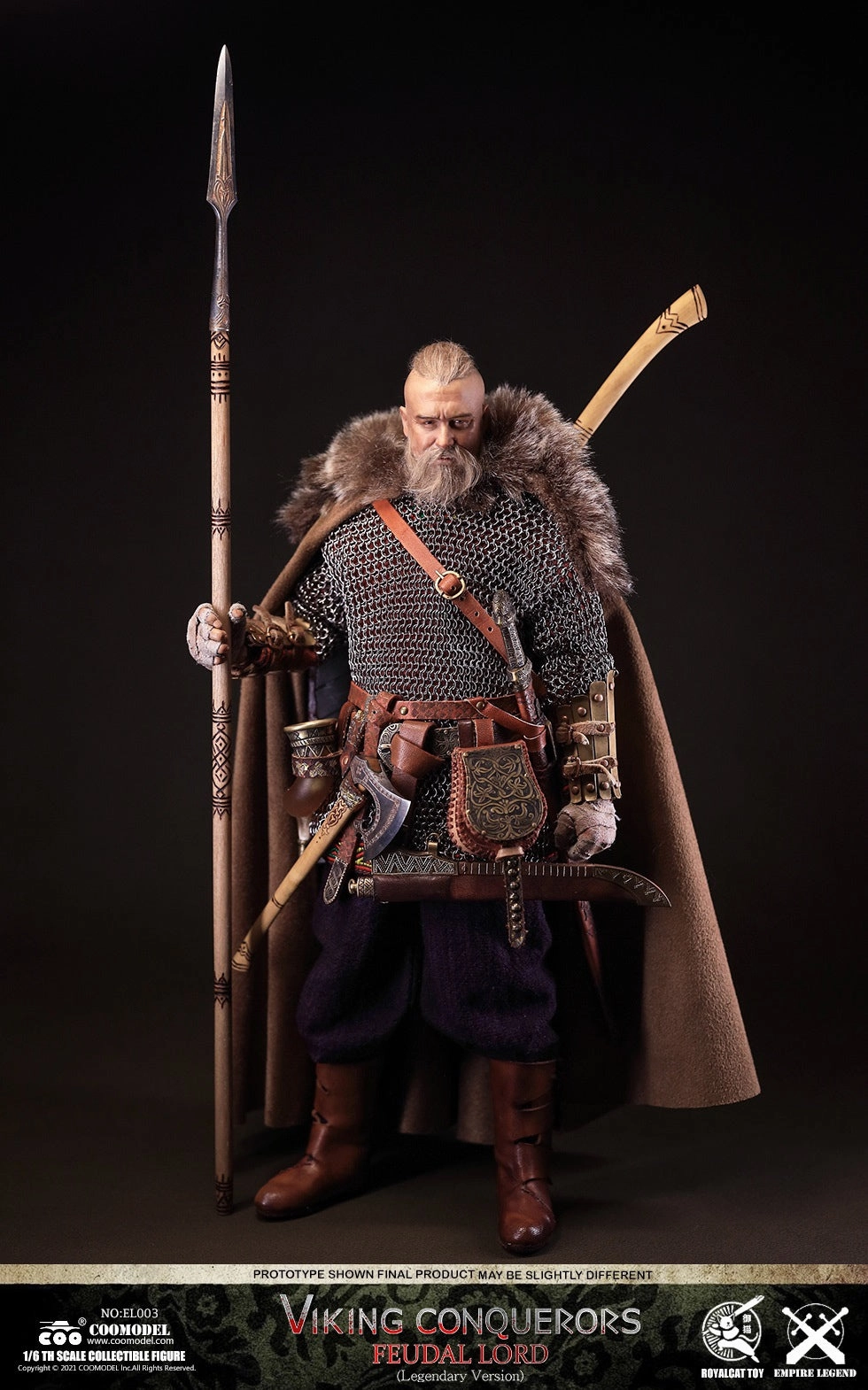 COOMODEL [CM-EL003] VIKING CONQUERORS ?C FEUDAL LORD LEGENDARY VERSION 1/6 Blind Bag Realistic Art