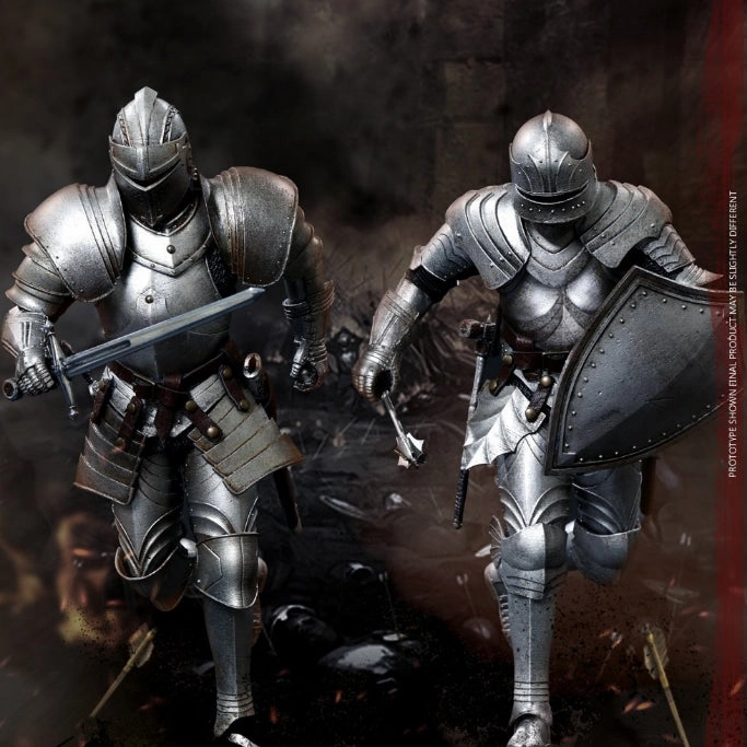 Coomodel PE012 Palm Empire Bodyguard Knight Double Figure Set 1/12 Scale Shelf Display