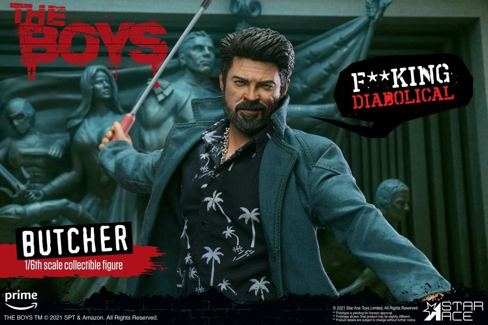 Collector's item Cute Figure The Boys Billy Butcher (Deluxe Ver.) 1/6 Scale Figure