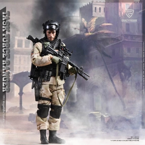 CRAZY FIGURE LW002 Task Force Ranger Special Operations Command 1/12 Scale Figure Mountain Animal Character Collection