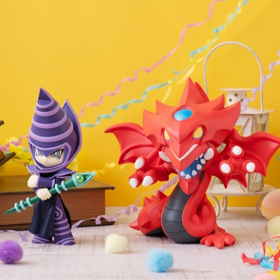 Pop Culture Fantasy Quest MEGATOON Yu-Gi-Oh Duel Monsters Dark Magician & Slifer the Sky Dragon (with gift)