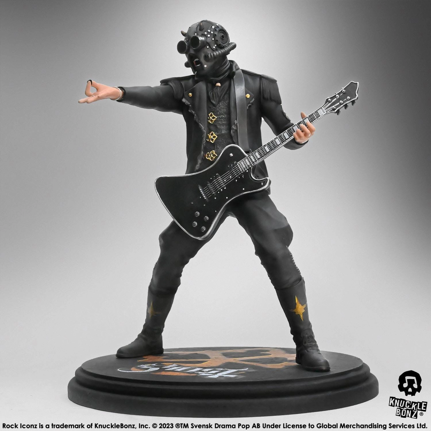 Vinyl Creation Knucklebonz Ghost Rock Iconz Nameless Ghoul II (Black Guitar) Statue