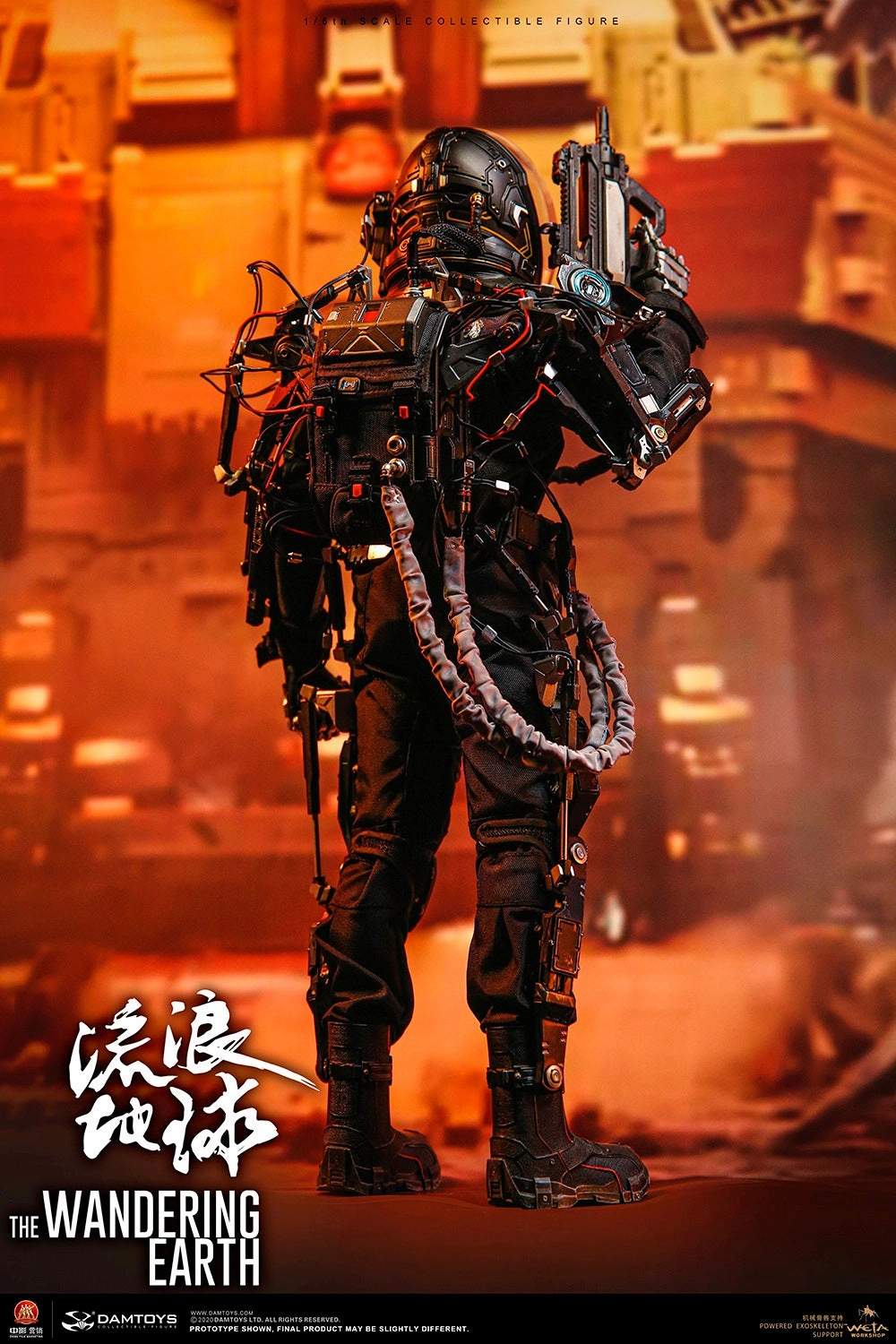 DAM Toys [DAM-DMS034] The Wandering Earth CN171-11 Rescue Unit Captain Wang Lei 1/6 Action Merchandise