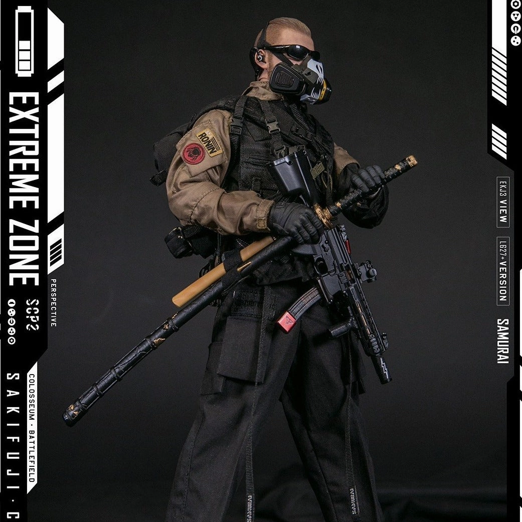 Pre Columbian Vinyl Collectible DAM Toys EXTREME ZONE Samurai SAKIFUJI CRAIG 1/6