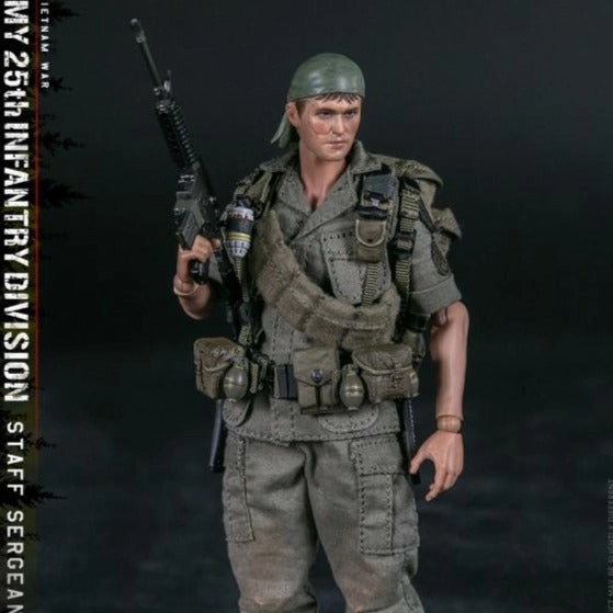 DAMToys PES006 1/12 ARMY 25th Infantry Division Private STAFF SERGEANT Ocean Creature Movie Hobby