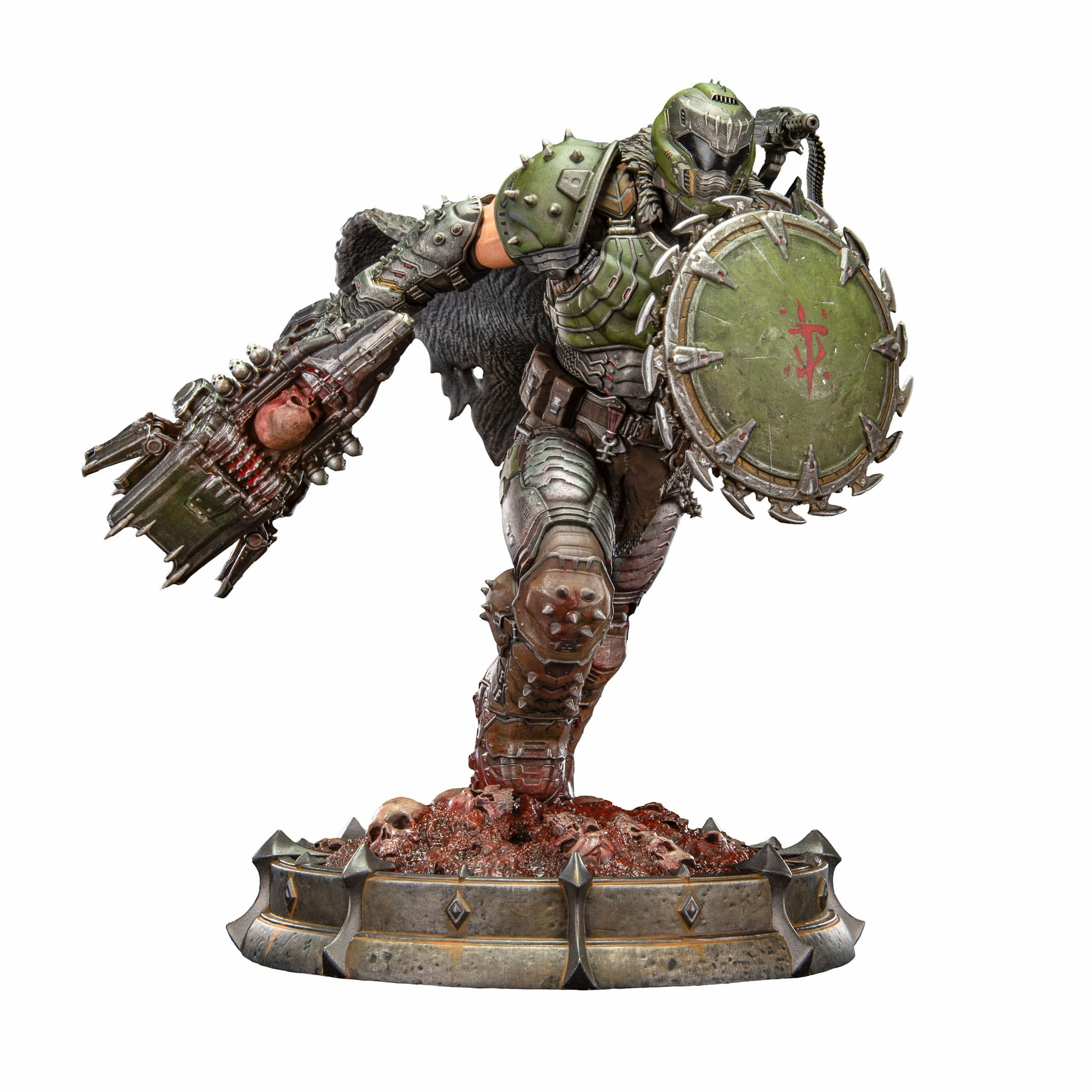 Dark Horse Comics Doom: The Dark Ages Doomslayer PVC Statue Art Masterpiece Chibi Sculpture