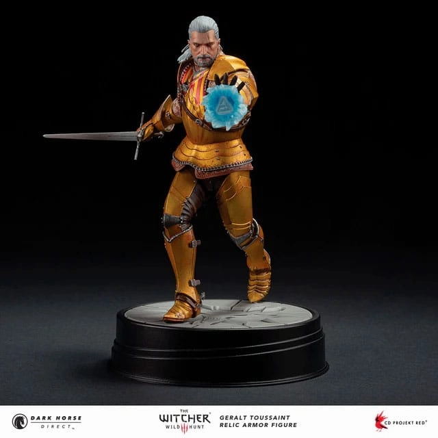 multicultural Dark Horse Comics The Witcher Season 3 Geralt Toussaint Relic Armor PVC Statue