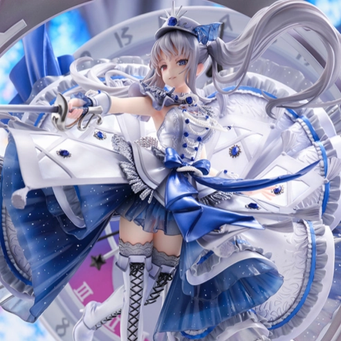 Date A Bullet The White Queen Royal Blue Sapphire Dress Ver. Vinyl Piece Creature Replica