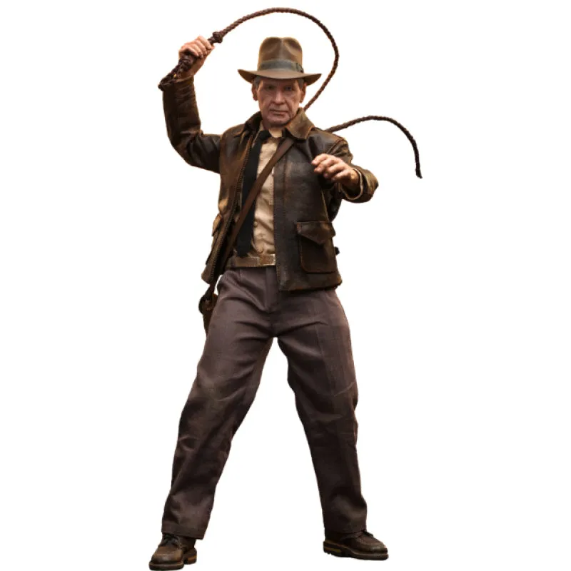 Hot Toys Indiana Jones Deluxe Version - Indiana Jones and the Dial of Destiny - MMS717 - 1/6 Scale Collectible Figure Cartoonish Design Dog Statue