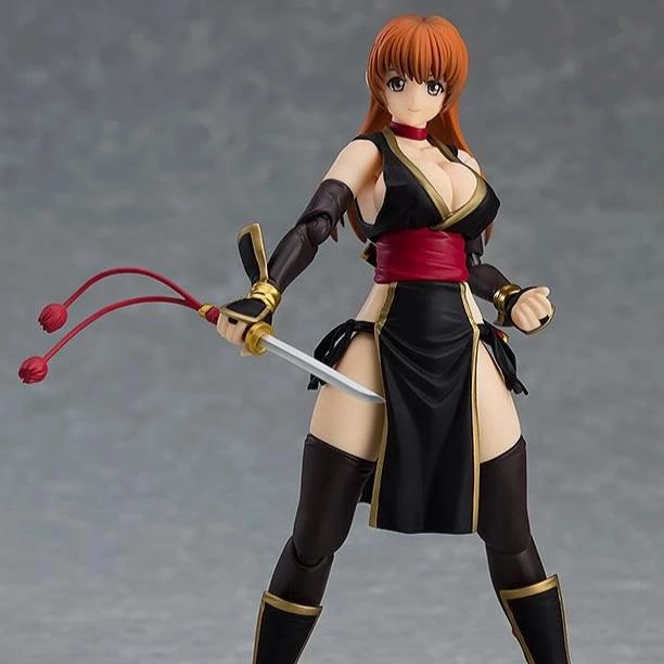 Figma No.382 DEAD OR ALIVE Kasumi: C2 Black ver. Fantasy Piece Creature Replica