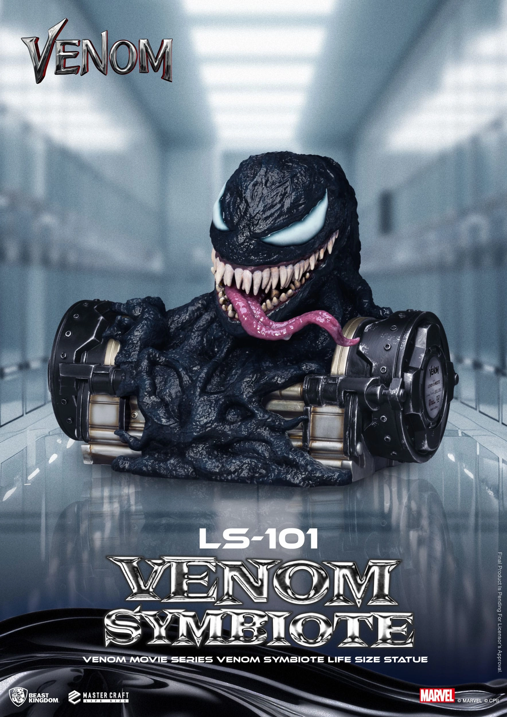 Monster Figure Evergreen Product Beast Kingdom Venom Movie Series Venom Symbiote Life-Size Statue