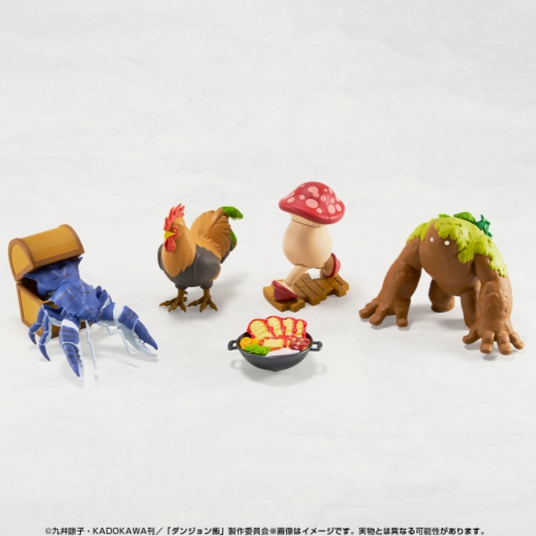 Dissection Puzzle FANTASY Delicious in Dungeon Monster Collection Full-course (with bonus) Spirit Animal Collectible Model