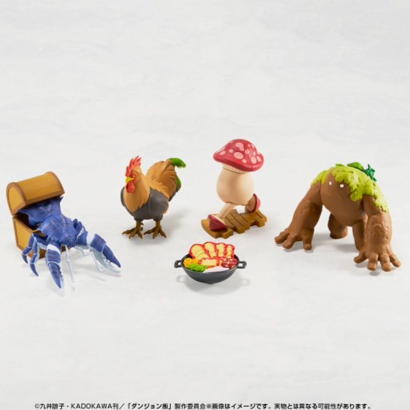 Dissection Puzzle FANTASY Delicious in Dungeon Monster Collection (Set of 4) Unicorn Statue Cryptid Model