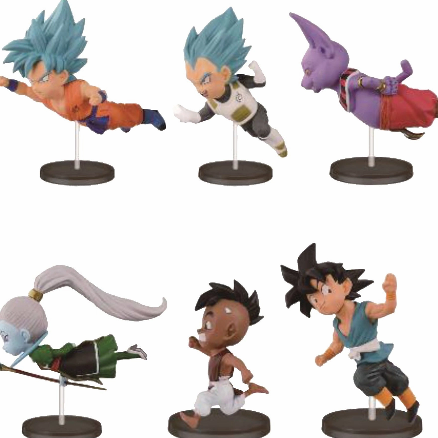 Dragon Ball Z WCF Anime 30th Anniversary Vol.6 Set of 6 Figures Designer Item