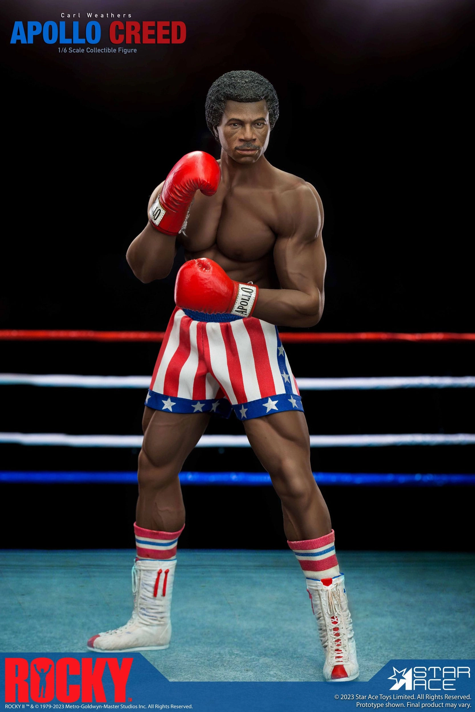 Celebrity Likeness Pilot Model Star Ace Toys Rocky Apollo Creed Deluxe Version 1/6 Action Figure