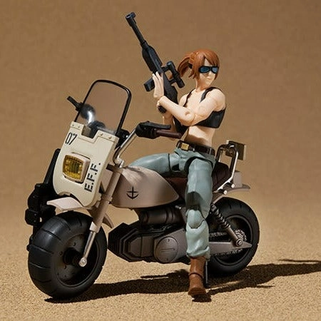 Earth Federation Forces V-SP09 Standard Infantry & Federation Infantry Motorbike "Mobile Suit Gundam The 08th MS" G.M.G. Buildable Figure