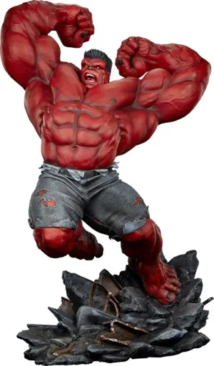 Sideshow Collectibles Marvel Red Hulk: Thunderbolt Ross Premium Format Figure 1/4 Statue Felt Toy Top Rated