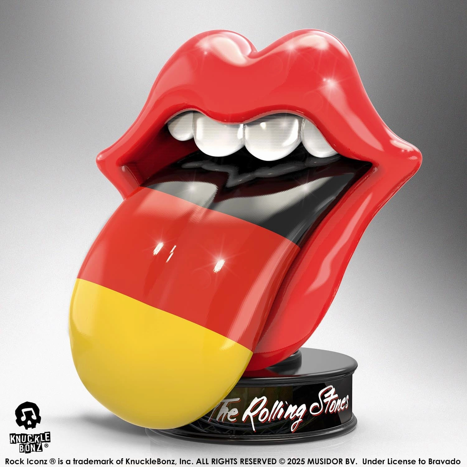 Limited Sculpture Learning Tool Knucklebonz Rolling Stones Licks (Germany Version) 3D Vinyl Statue