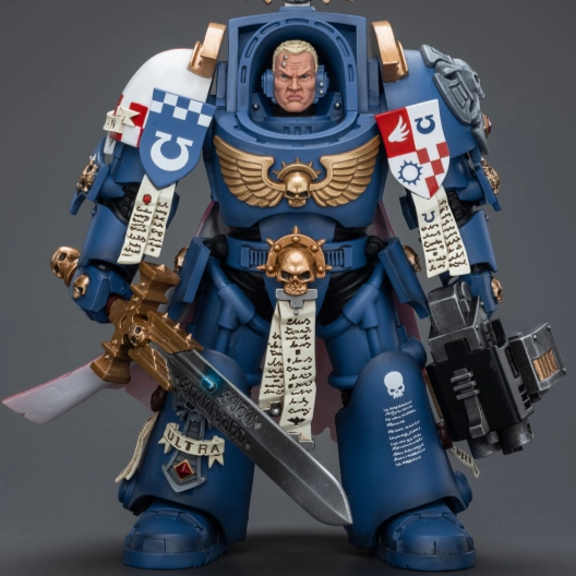 WARHAMMER 40K Ultramarines Terminator Captain Severus Agemman Polymer Clay Superhero Piece