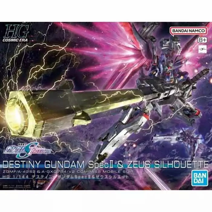Art Sculpture [Backorder] Bandai Hobby HGCE 1/144 #258 Destiny Gundam Spec II & Zeus Sillouette