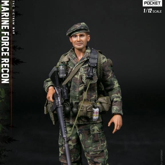 Architectural Model Character Collectible DAMTOYS PES009 1/12 POCKET ELITE SERIES Marine Force Recon in Vietnam