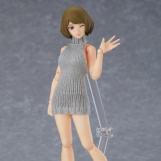 Special Gift Figma 505 Figma Styles Female Body (Chiaki) with Backless Sweater Outfit