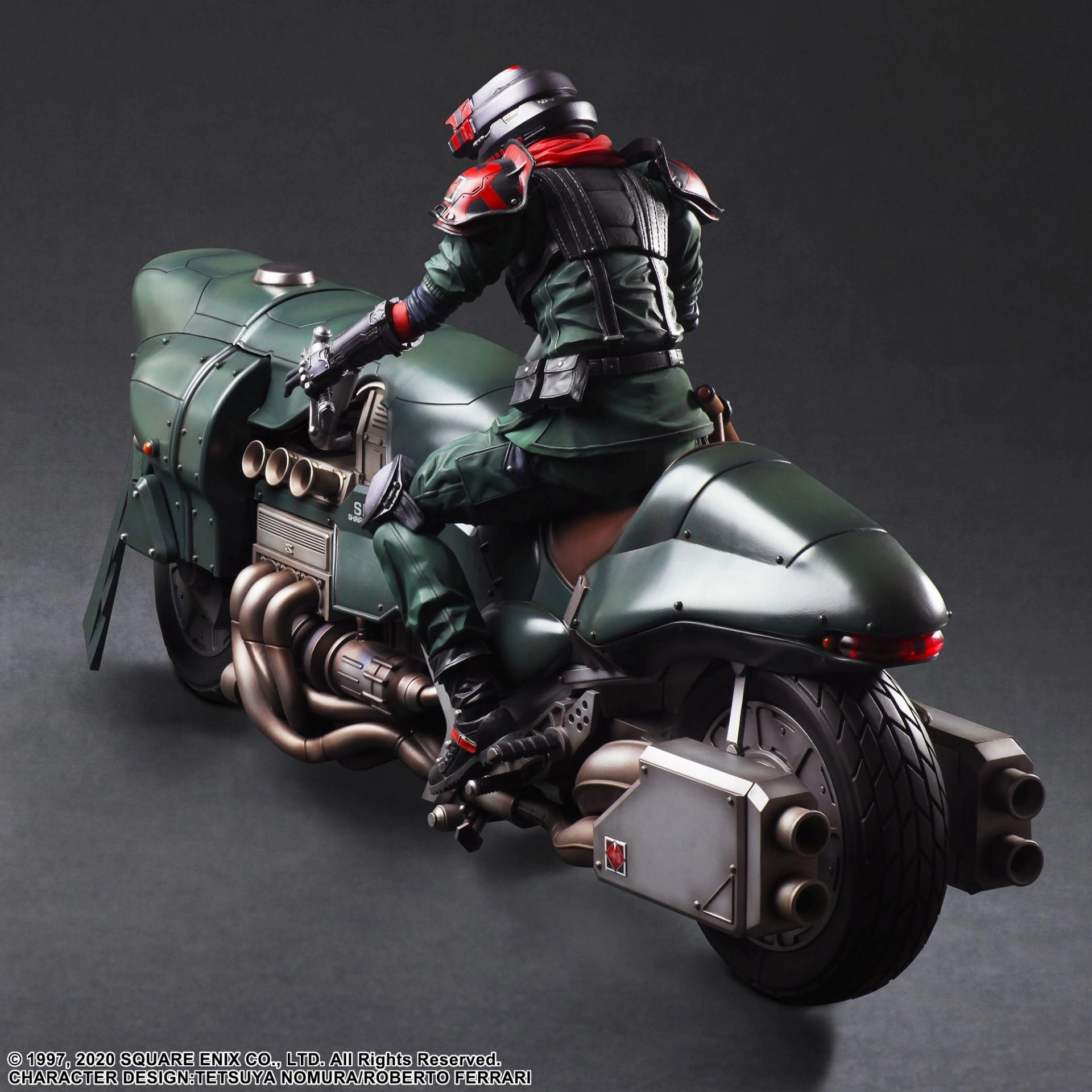 highly recommended Play Arts Kai Final Fantasy VII Remake Shinra Elite Security Officer & Motorcycle Set