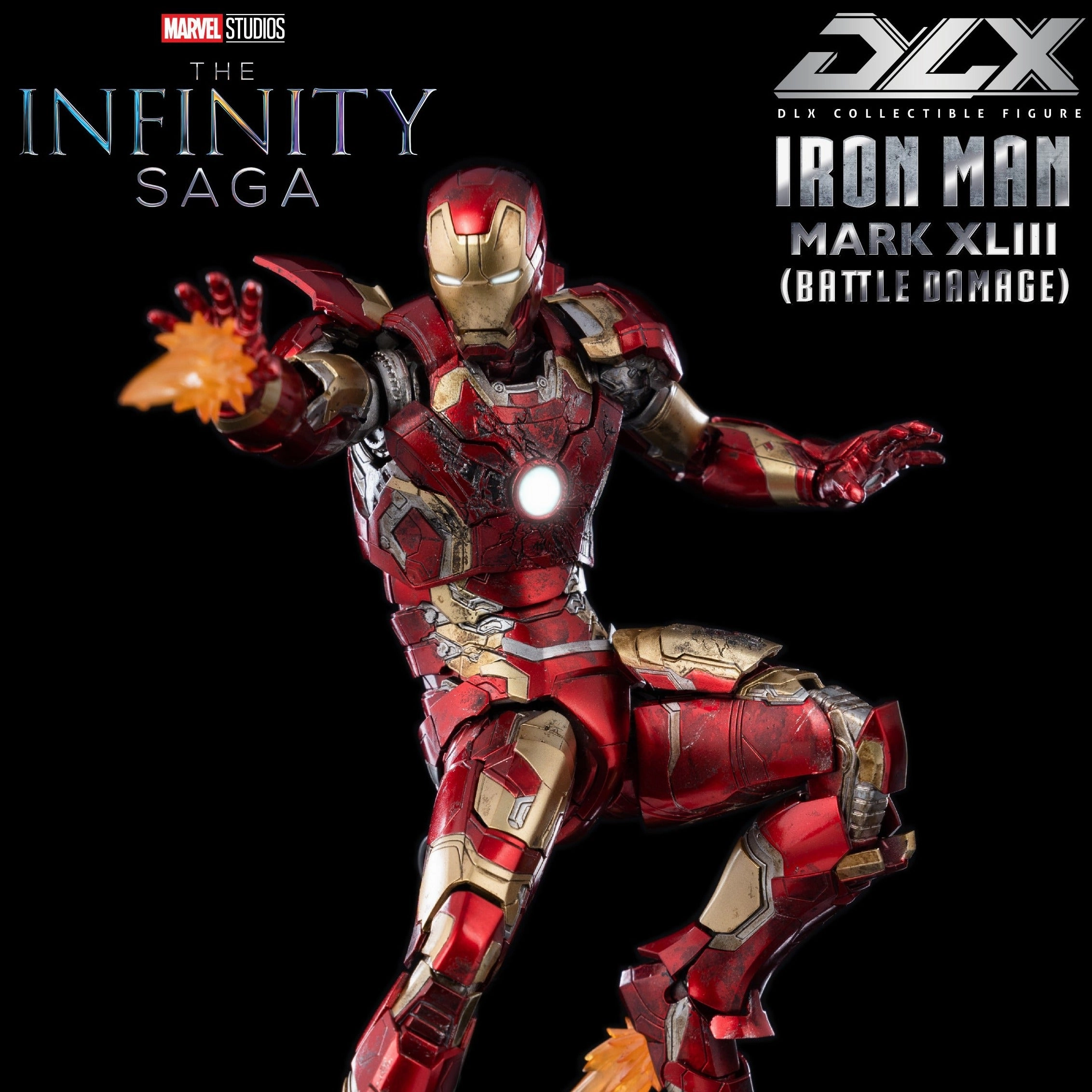 AVENGERS INFINITY SAGA IRON MAN MK43 BATTLE DAMAGED DLX 1/12 SCALE Premium item Party Decoration