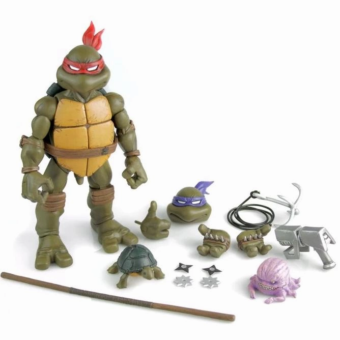 Mondo Teenage Mutant Ninja Turtles Donatello 1:6 Scale Collectible Action Figure Silver Coated