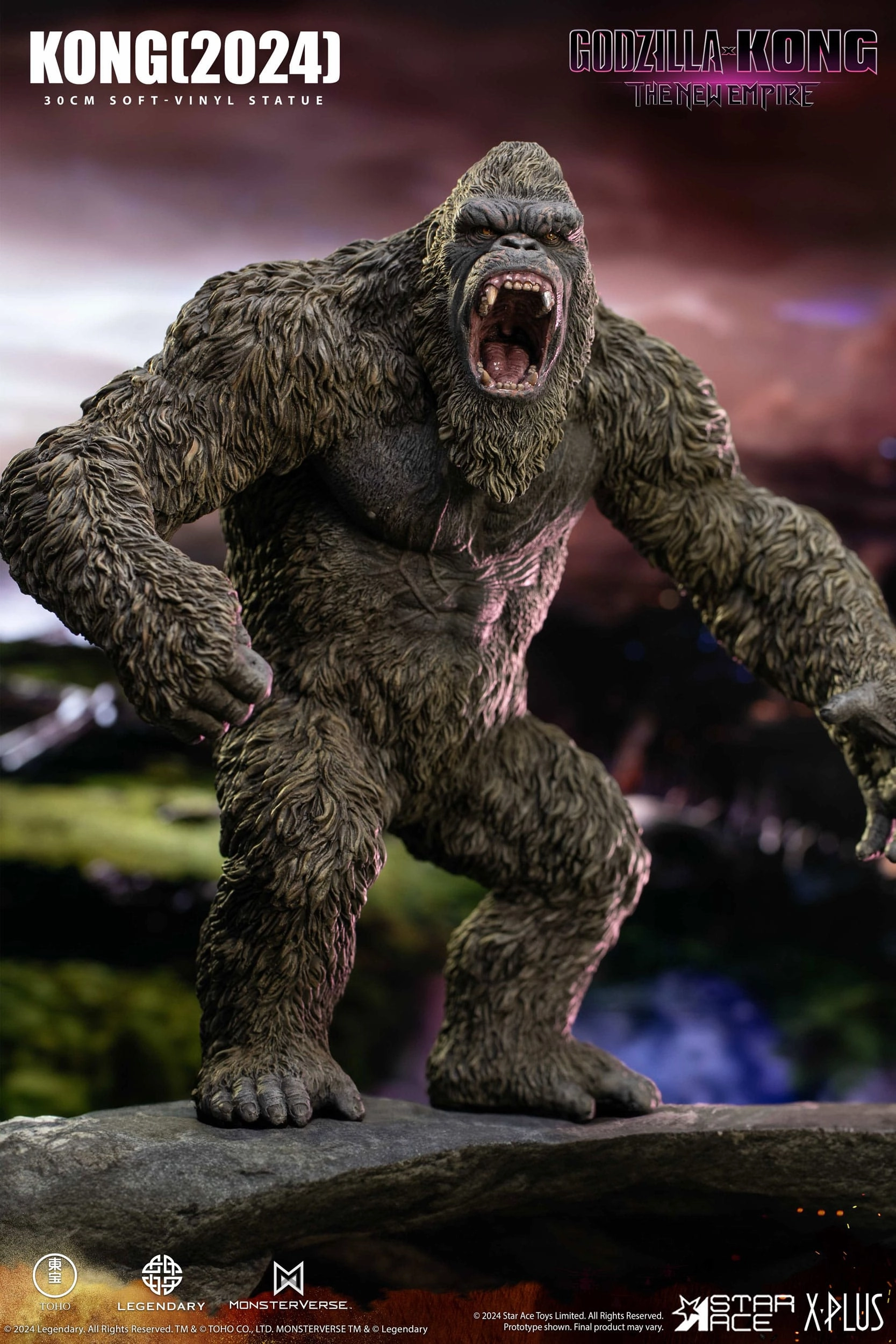 Star Ace Toys Godzilla vs. Kong: The New Empire Kong Soft Vinyl Statue Hobby Figure