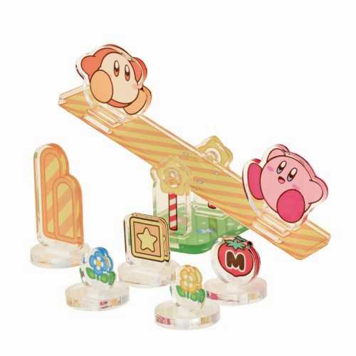Movie Merchandise Moving Diorama Acrylic Stand Bee Seesaw (Kirby & Waddle Dee)