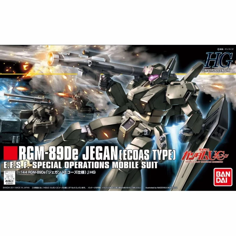 Bandai Hobby HGUC 1/144 #123 Jegan Echoes Type Modern Collectible Miniature Figure