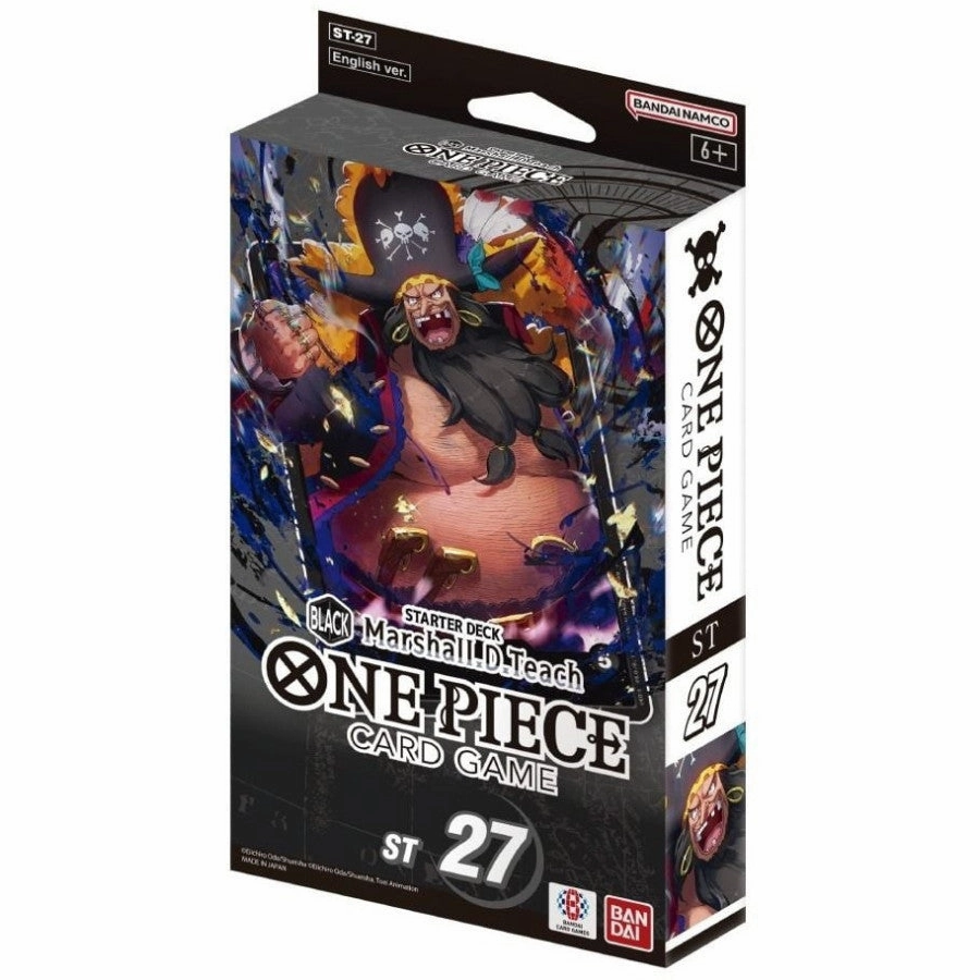 "One Piece Card Game" Starter Deck 27: BLACK Marshall.D.Teach (ST-27) Instagram Worthy