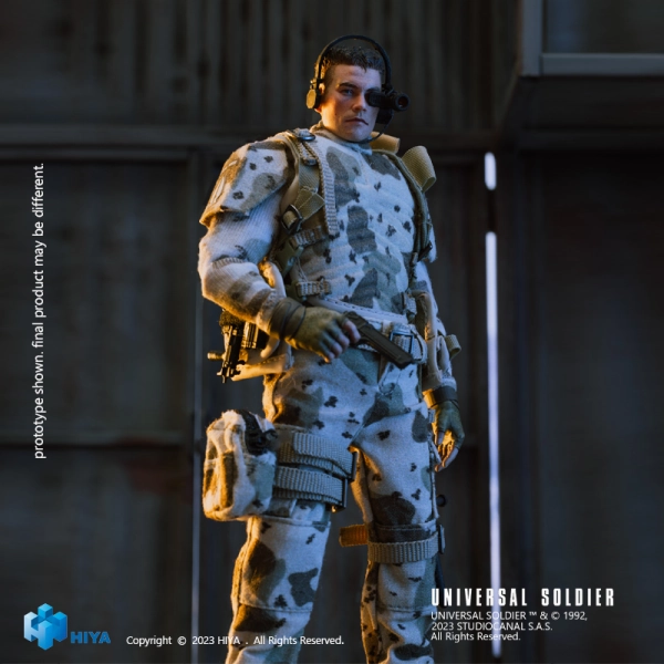 Exquisite Super 1/12 Scale Universal Soldier Luc Deveraux Miniature Product