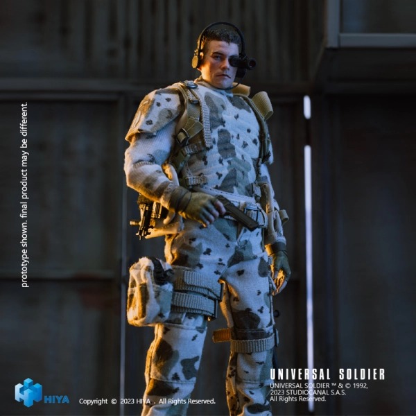 Miniature Statue Collectible Product Exquisite Super 1/12 Scale Universal Soldier Luc Deveraux