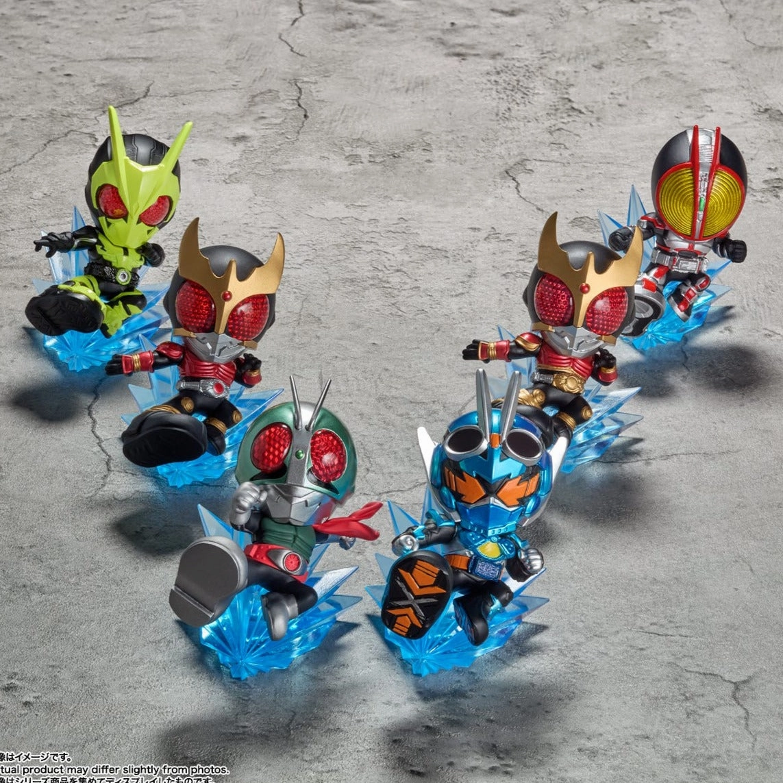 Kamen Rider ARTlized Go!Go!Rider Kick! "Kamen Rider" Tamashii Nations Box (Set of 6) Action Goods