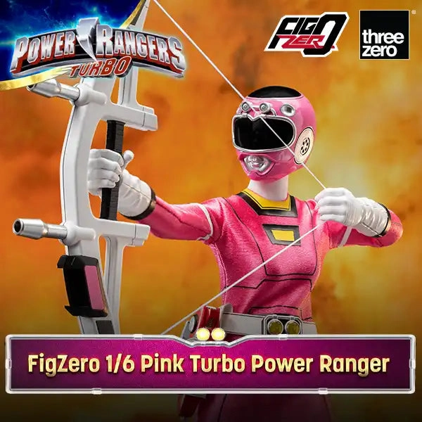 Power Rangers Turbo FigZero 1/6 Pink Turbo Power Ranger PVC Statue Gaming Goods