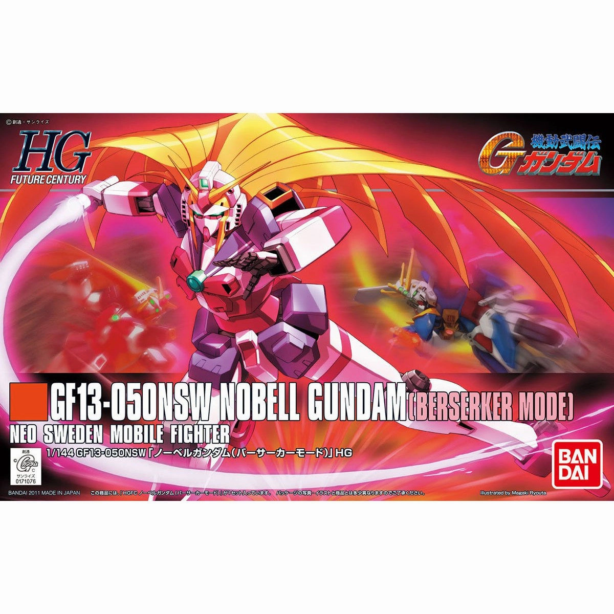Enduring Classic Bandai Hobby HGFC 1/144 #129 Nobell Gundam [Berserker Mode]