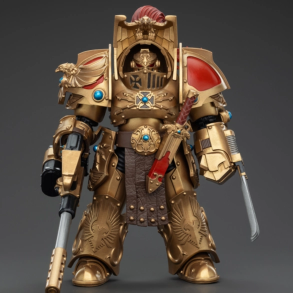 WARHAMMER Legio Custodes Aquilon Terminator Squad Aquilon with Infernus Firepike Family friendly