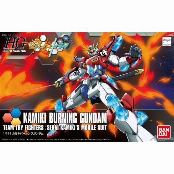 Action Merchandise Bandai Hobby HGBF #43 1/144 Kamiki Burning Gundam
