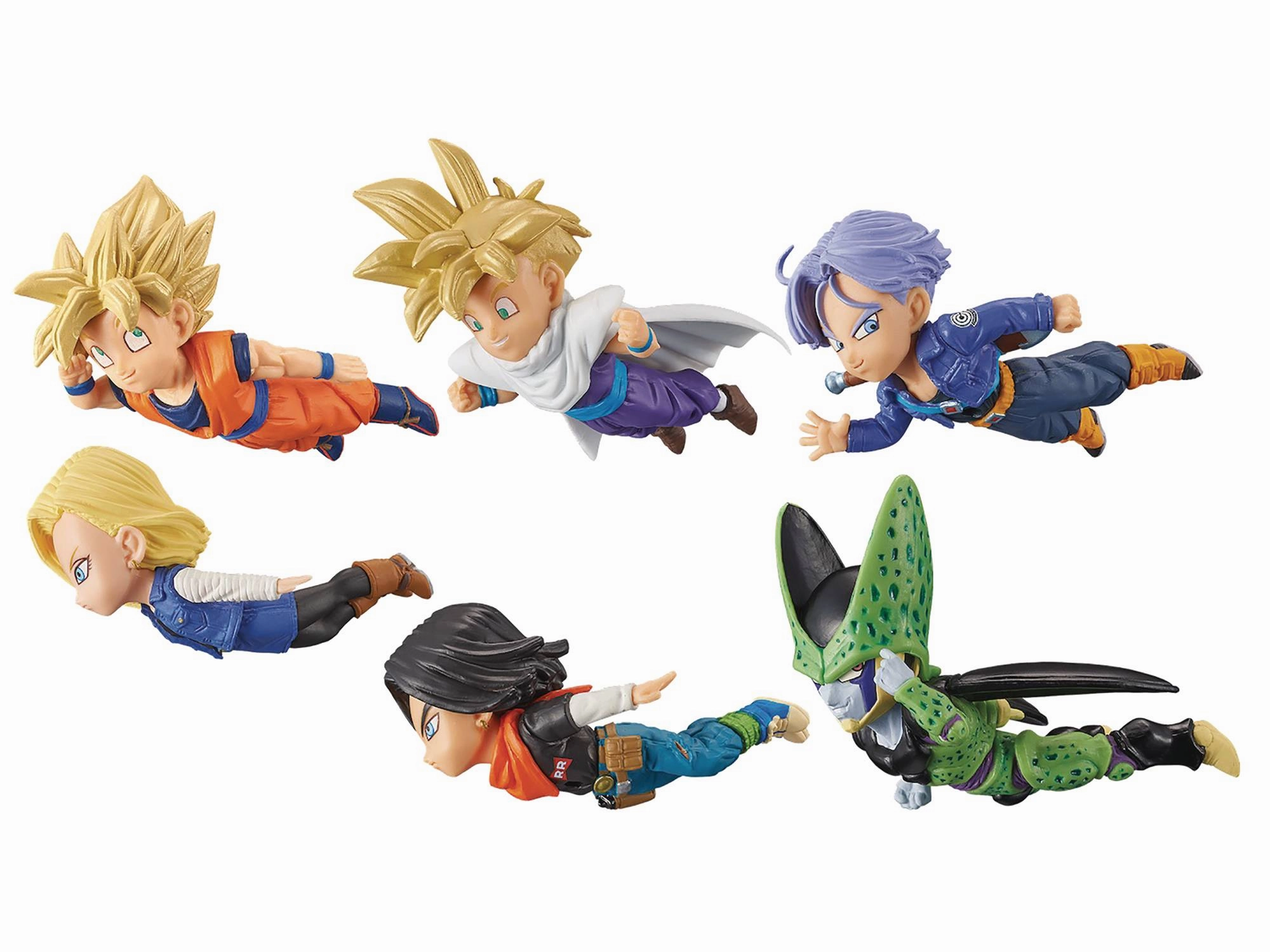 Event Souvenir Movie Statue Dragon Ball Z World Collectable Figure WCF Vol.2 Set of 6 Figures