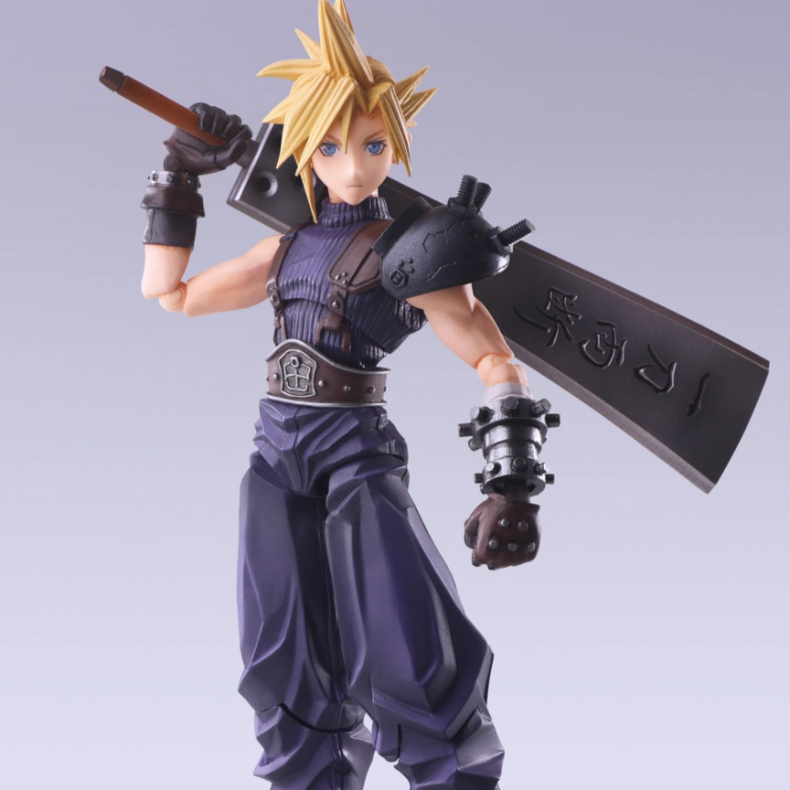 Final Fantasy VII Bring Arts Cloud Strife Hardedge Ver. Viral Sensation